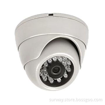 Indoor IR Dome Camera with 1/4-inch Sharp 420TVL Resolution and Fixed 3.6mm Lens
